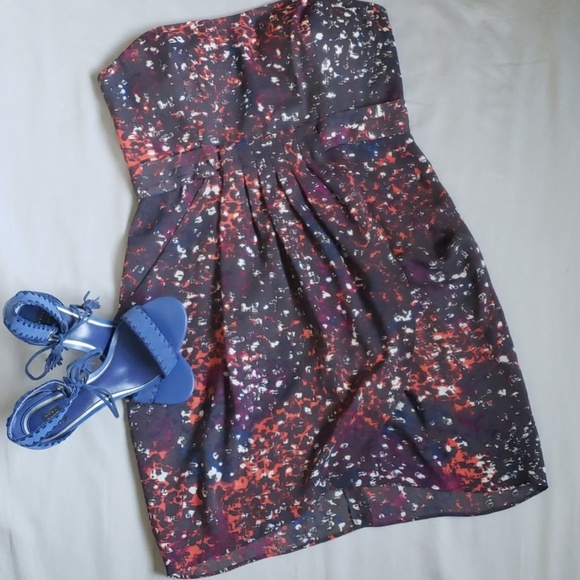 BCBGeneration Dresses & Skirts - BCBGeneration Strapless Wrap-style Dress
